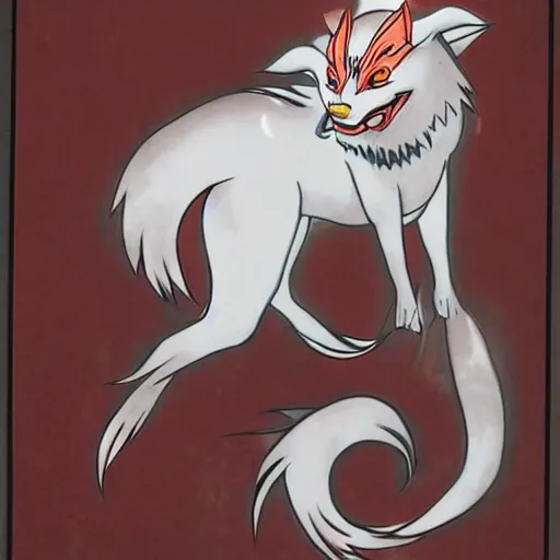 Prompt: amaterasu from okami