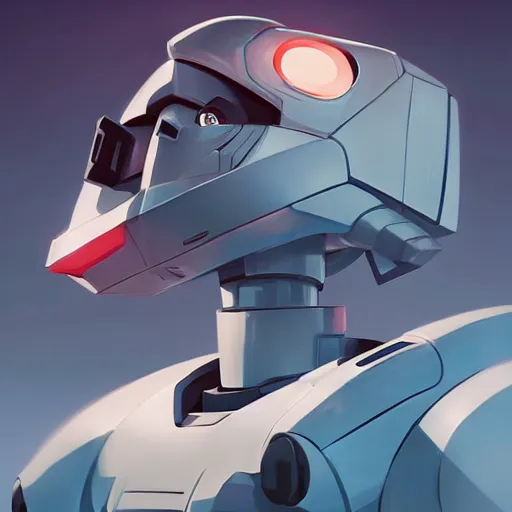 Image similar to face icon stylized minimalist robotech, loftis, cory behance hd by jesper ejsing, by rhads, makoto shinkai and lois van baarle, ilya kuvshinov, rossdraws global illumination