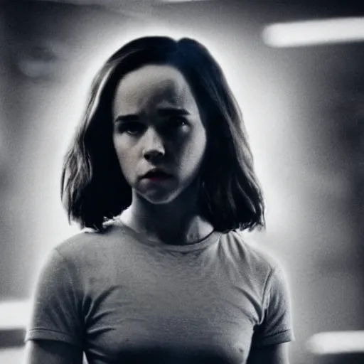Image similar to ellen page kitty pryde shadowcat xmen last stand in a vintage photo 3 5 mm film grain noisy realistic high detail