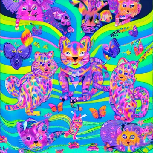 Image similar to Lisa Frank original illustration