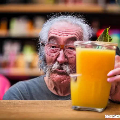 Prompt: first picture of juice world as an old man ( eos 5 ds r, iso 1 0 0, f / 8, 1 / 1 2 5, 8 4 mm, postprocessed, bokeh )