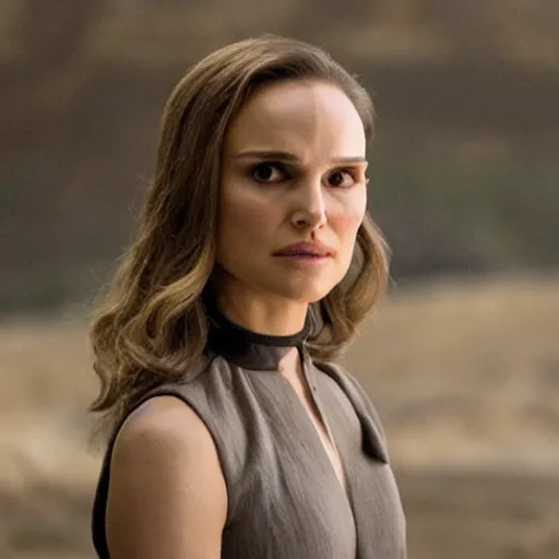 Image similar to still of natalie portman in westworld tv series