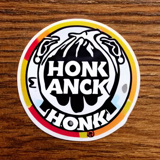 Image similar to honk honk am goose sticker