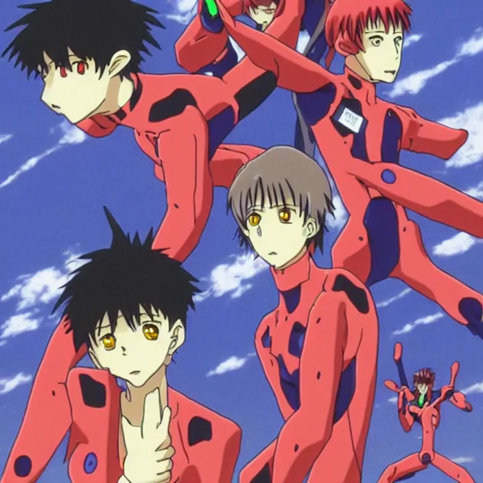 Image similar to neon genesis evangelion scenes