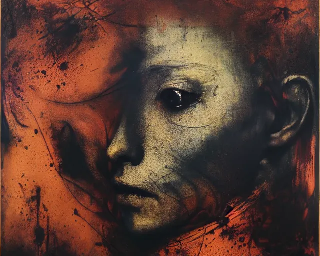 Image similar to eternal eclipse, a brutalist designed, rich deep colours, painted by guy denning, francis bacon, yoshitaka amano, sebastiao salgado, julia margaret cameron, adrian ghenie, james jean and petra cortright, part by gerhard richter, part by takato yamamoto. 8 k masterpiece.