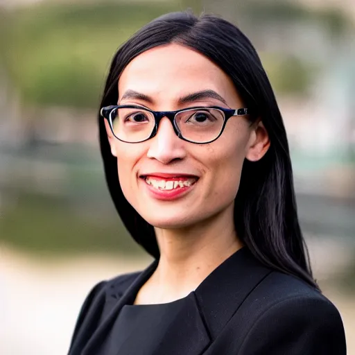 Image similar to photograph of Chinese Alexandria Ocasio Cortez