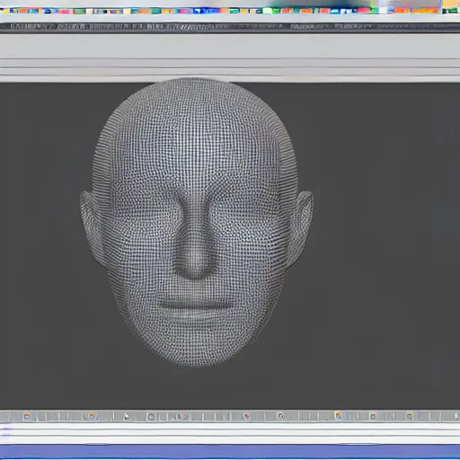 Image similar to face unwrapped uv map