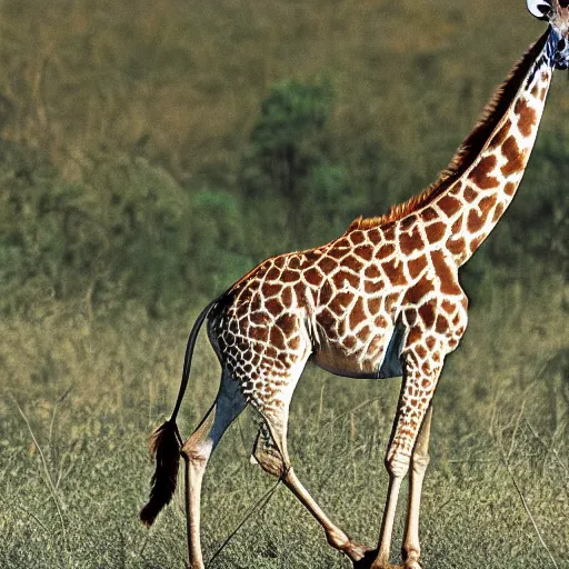 Prompt: giraffe mouse national geographic