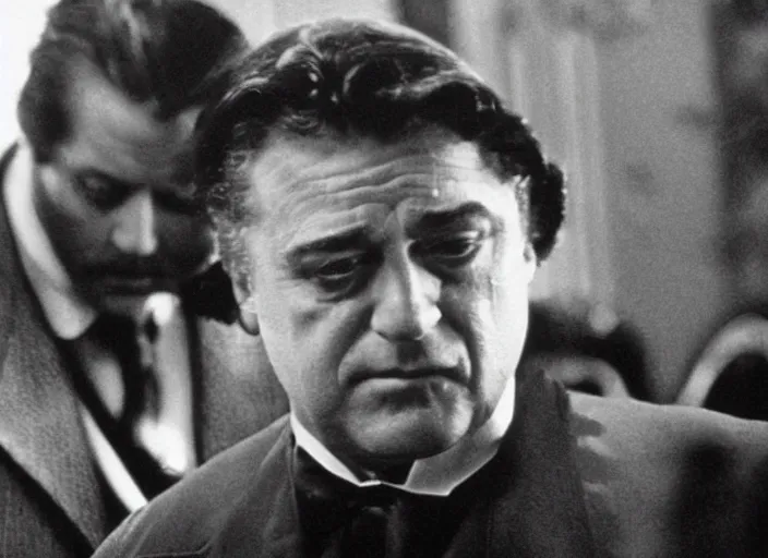 Image similar to film still of John Goodman!! as Vito Corleone in The Godfather 1972