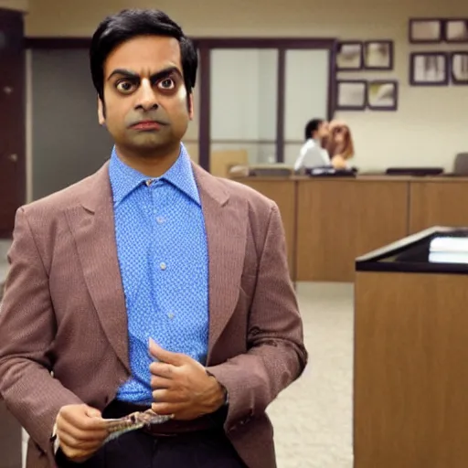 Prompt: office Raj Koothrappali as Saul Goodman