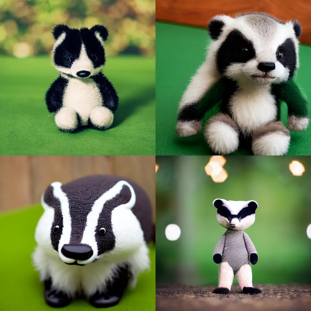 Cestino Portaoggetti Cute Forest Animals Badger