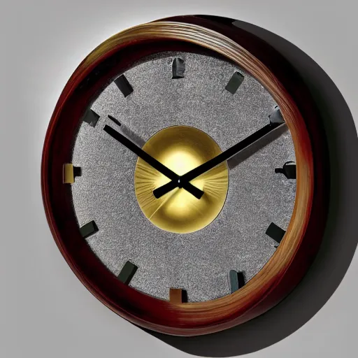 Image similar to a wall clock designed by Ron arad