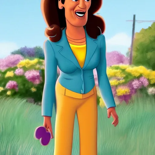 Image similar to Kamala Harris as a Pixar mom