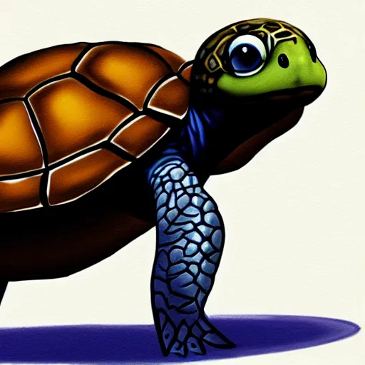 Image similar to a turtle playing basketball, concept art, digital art, highly detailed