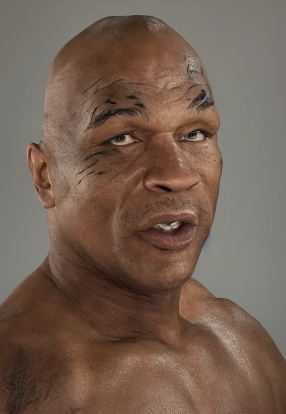 Image similar to photo portrait of Mike Tyson