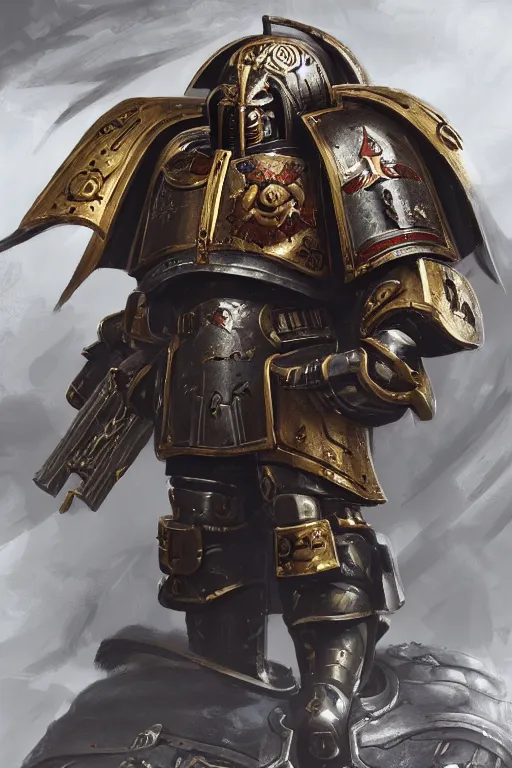 Image similar to armor portrait heros warhammer 4 0 k horus heresy fanart - the primarchs emperor by johannes helgeson animated with vfx concept artist & illustrator global illumination ray tracing hdr fanart arstation zbrush central hardmesh 8 k octane renderer comics stylized