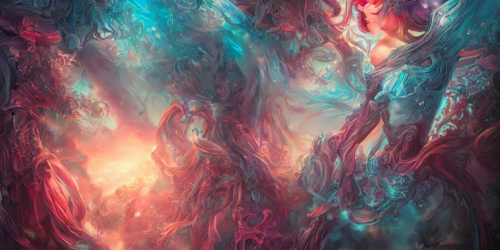 Prompt: dreamscape, ross tran, vivid colors, anatomical, highly detailed sculpture, intricate detailed, ommatidia, 8 k, cinematic atmosphere, post - processing