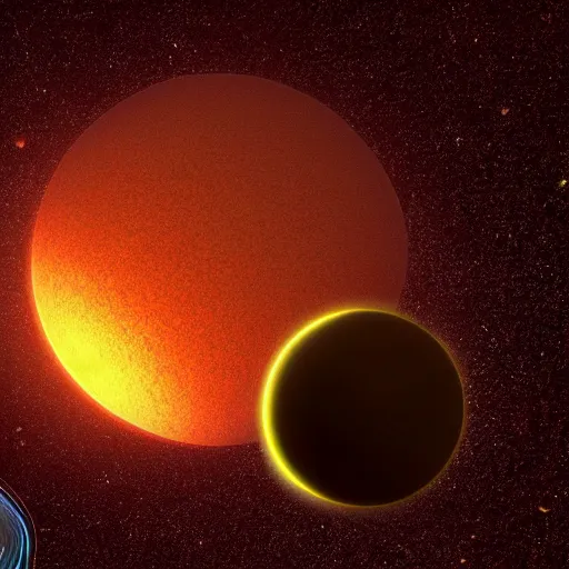 Prompt: image of the first exoplanet with alien life