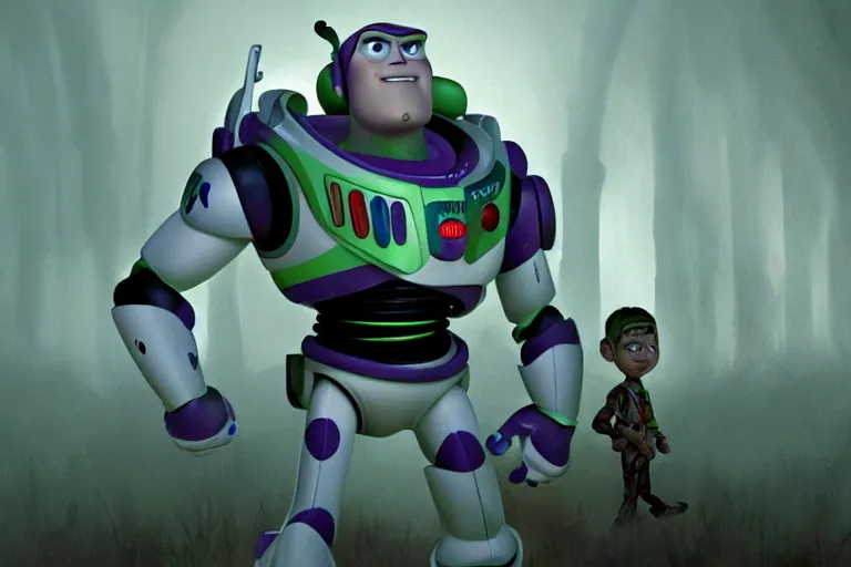 creepy buzz lightyear