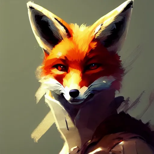 Prompt: concept art of a fox, highly detailed painting by dustin nguyen, akihiko yoshida, greg tocchini, greg rutkowski, cliff chiang, 4 k resolution, trending on artstation, 8 k