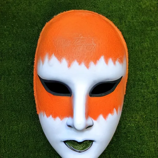 Image similar to orange gothic mask