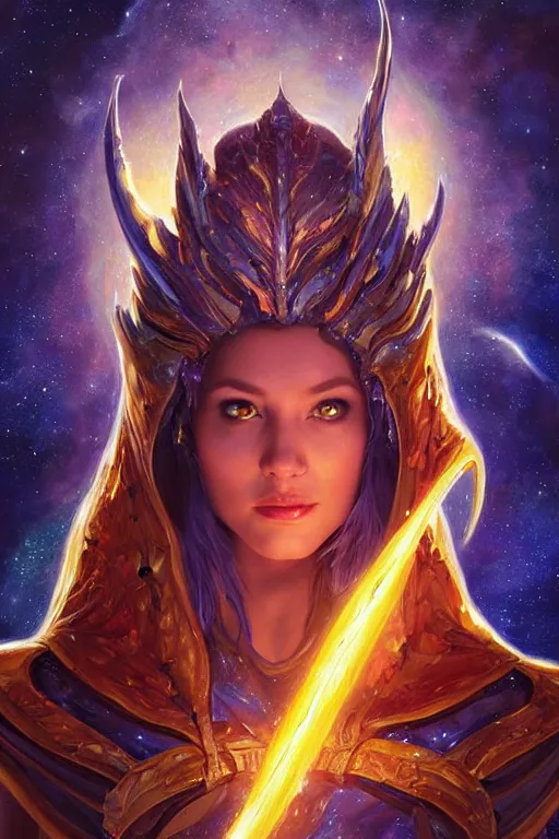 Prompt: beautiful oil painting with high detail of a wise Space ent(Winking) made of stars and plasma, hybrid from dungeons and dragons and art direction by James Cameron ;by artgerm; wayne reynolds art station; cinematic quality character render; low angle; ultra high quality model; production quality cinema model