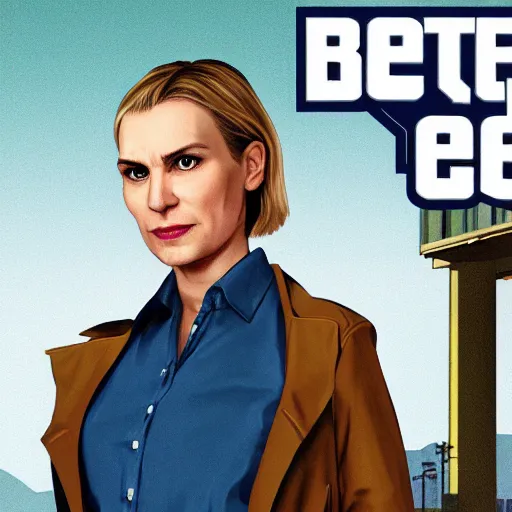 Prompt: Kim Wexler from Better Call Saul as a GTA character portrait, Grand Theft Auto
