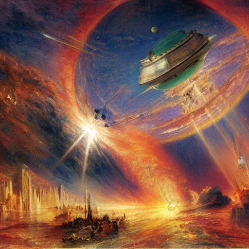 Image similar to the space conquest by turner