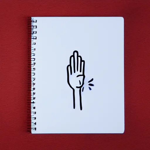 Image similar to key on a hand, white background, drawing by a child