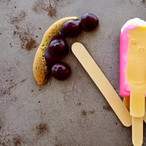 Image similar to ice cream popsicle in the shape of bullwinkle