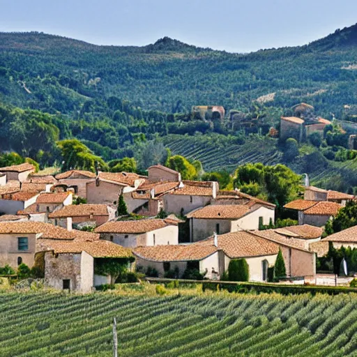 Image similar to prominent village in provence