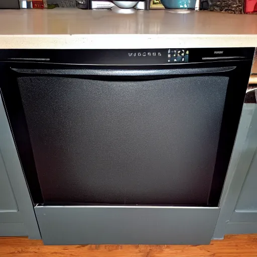 dishwasher with cast iron skillet inside Stable Diffusion OpenArt