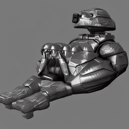 Prompt: a centered detailed render of a cyborg rubber ducky, unreal engine render