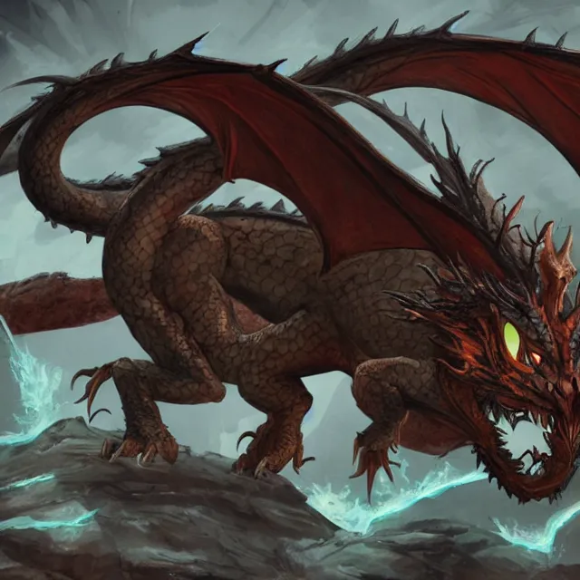 Image similar to a decrepit dragon last battle