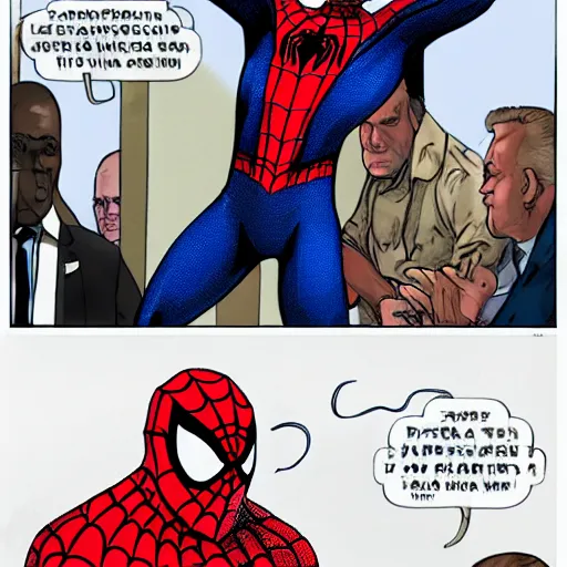 Image similar to Spiderman Vladimir Putin