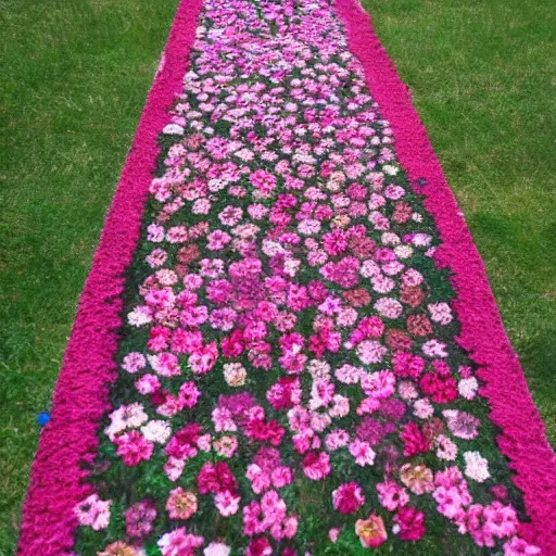 Prompt: flower carpet