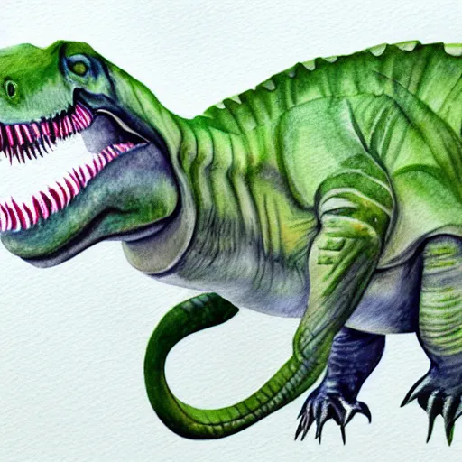 Image similar to dinosaur watercolor, pencil