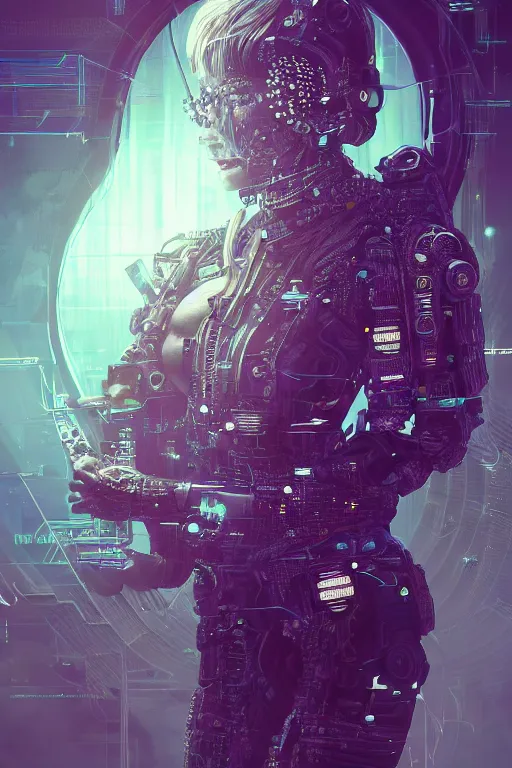 Prompt: hyperrealistic portrait of a woman monster astronaut, full body portrait, well lit, intricate abstract. cyberpunk, intricate artwork, by Tooth Wu, wlop, beeple. octane render,in the style of Jin Kagetsu, James Jean and wlop, highly detailed, sharp focus, intricate concept art, digital painting, ambient lighting, 4k, artstation
