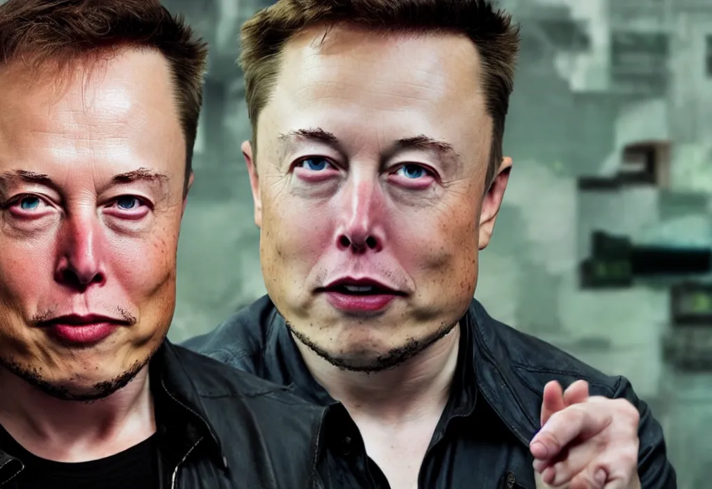 Image similar to elon musk in minecraft, elon musk in the video game minecraft, gameplay screenshot, close up, 3 d rendering. unreal engine. amazing likeness. very detailed.