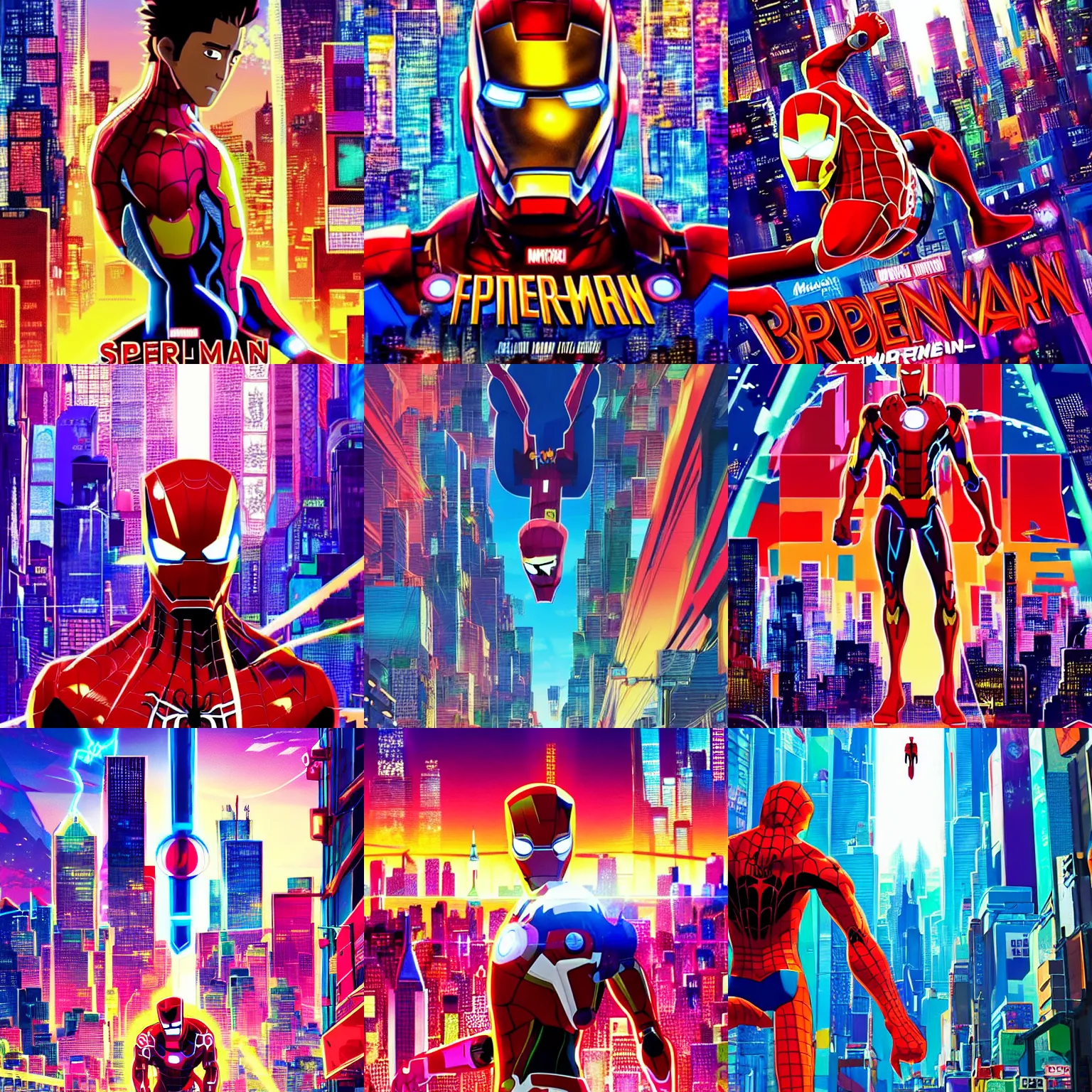 anime key visual concept art portrait of ironman, new Stable