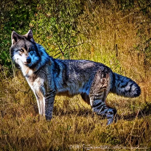 Image similar to giant cat - wolf, nature photography