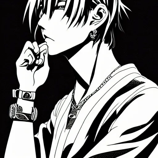 Prompt: Eikichi Onizuka illustration, full shot, intricate, elegant, highly detailed, digital art, ffffound, art by Tōru Fujisawa,