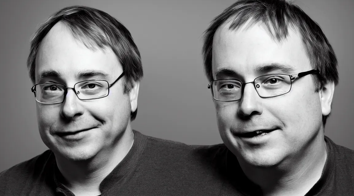 Image similar to wallpaper of Linus Torvalds, photo product