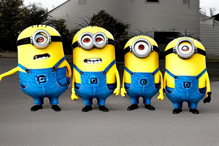 minion crip gang members in the ghetto | Stable Diffusion | OpenArt