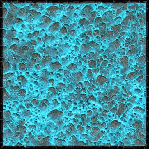 Prompt: a blue mottled creature skin texture map | centered | unreal engine :. 1