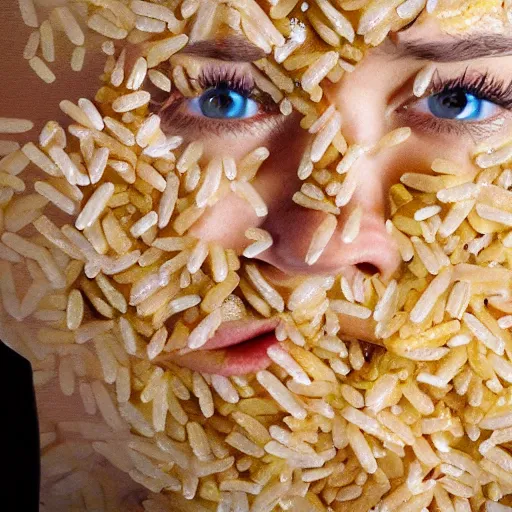 Image similar to a pile of rice double exposure reece witherspoon face