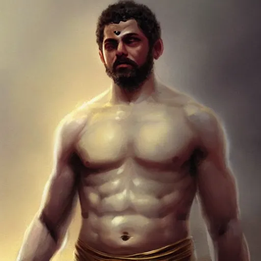 Image similar to luiz inacio lula da silva as a greek god, ultra realistic face and body dimensions, by greg rutkowski, pinterest