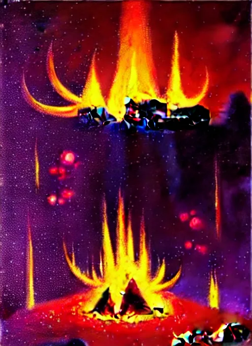 Image similar to camp fire by paul lehr