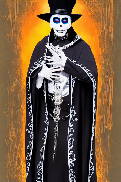 Image similar to Papa emeritus the IV, Fullbody