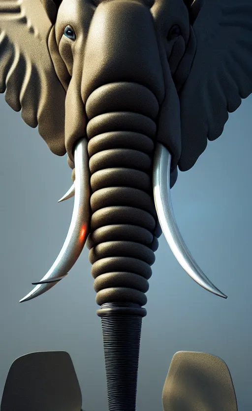 Image similar to hyper realistic and higly detailed photo of a mech elephant. intricate, wiring, electronic componentsss, color diodes. volumetric light. professional digital art, lotr style, extremly detailed, trending on artstation, stuning, octane render, unreal engine 5, 8 k rendering.
